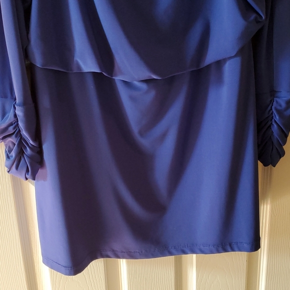 Xscape by Joanna Cher blue cocktail dress - Picture 3 of 6